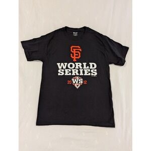San Francisco Giants 2012 World Series T-Shirt Mens Medium Black Gear For Sports